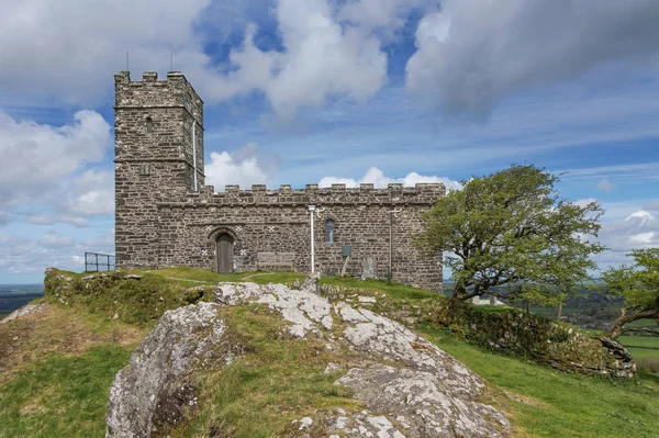 Iglesia Parque Nacional Dartmoor — Foto de Stock