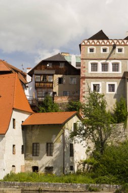 Çek Cumhuriyeti Cesky Krumlov 'un tarihi merkezi