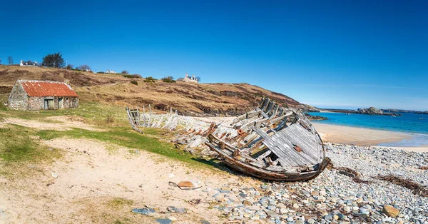 Panoramic View Talmine Bay North Coast Scotland — Stock Photo, Image