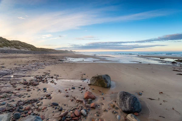 Spiaggia Sinclair Bay Reiss Vicino Wick Sulla Costa Orientale Della — Foto Stock