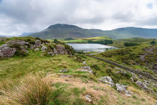 Cregennan Seen Snowdonia Nationalpark Wales Mit Blick Auf Die Cadair — Stockfoto