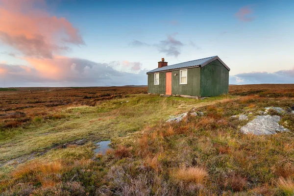 Uma Pequena Casa Campo Cabana Conhecida Como Escudo Que Usado — Fotografia de Stock