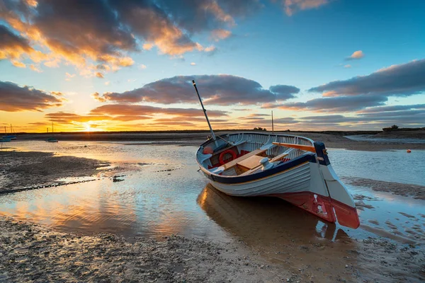 Pôr do sol na costa Norolk — Fotografia de Stock