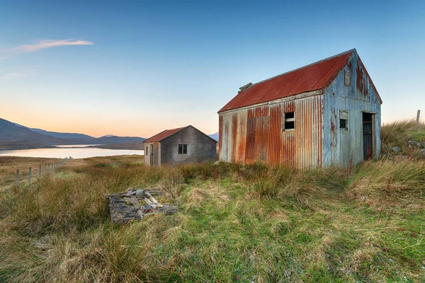 Loch Seaforth en la Isla de Lewis en Escocia — Foto de Stock