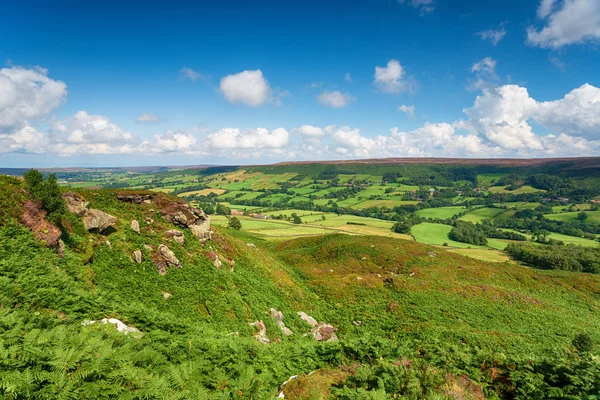 Az Észak-York-i Moors Nemzeti Park Yorkshire-ben — Stock Fotó