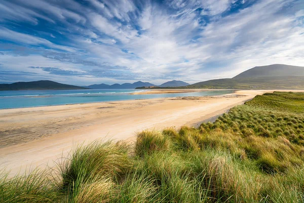 Long Sandy Beach Seilebost Isle Harris Outer Hebrides Scotland — Stock Photo, Image