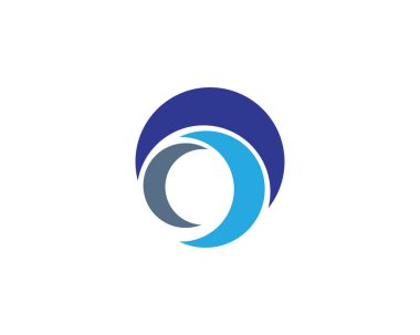 Daire logo simge şablonu