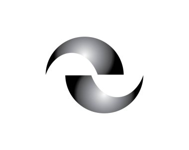 Daire logo simge şablonu