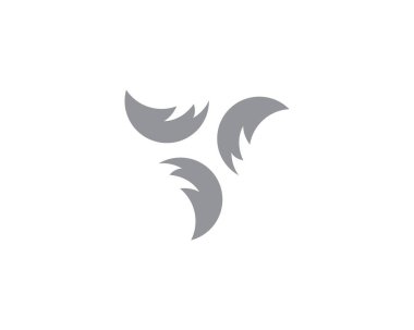 vektör logo simge şablonuyla daire