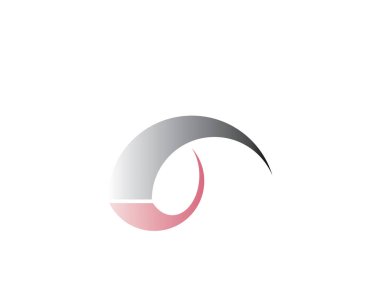 dalga logo simge şablonu 