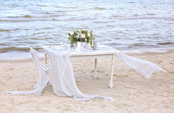 Wedding Table Seashor — Stock Photo, Image