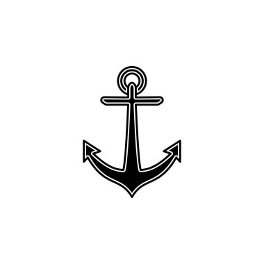 anchor, armature icon, vector illustration