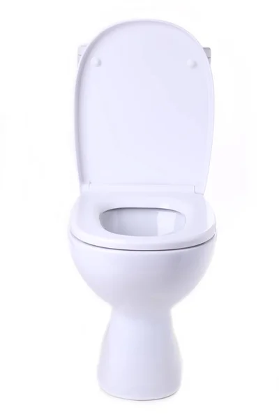 Toilet Kom Geïsoleerd Een Witte Achtergrond — Stockfoto