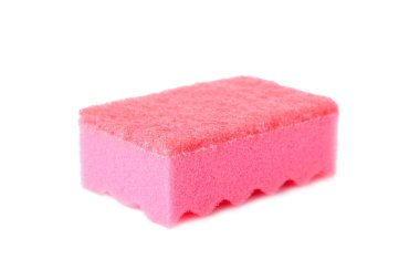 Sünger Temizleme kiti beyaz zemin üzerine izole kapatmak