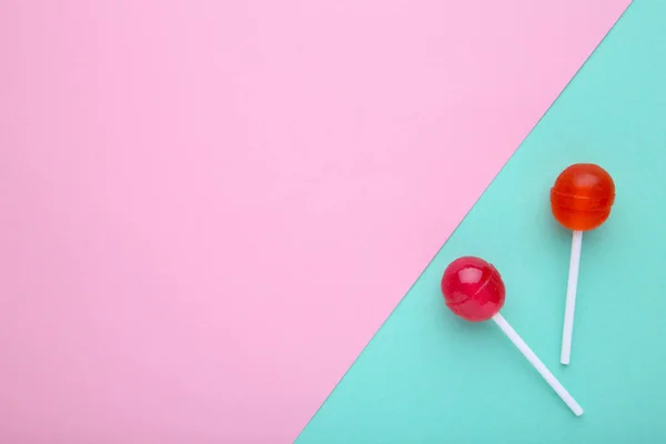 Lollipops Colorful Background Candy Concept — Stock Photo, Image