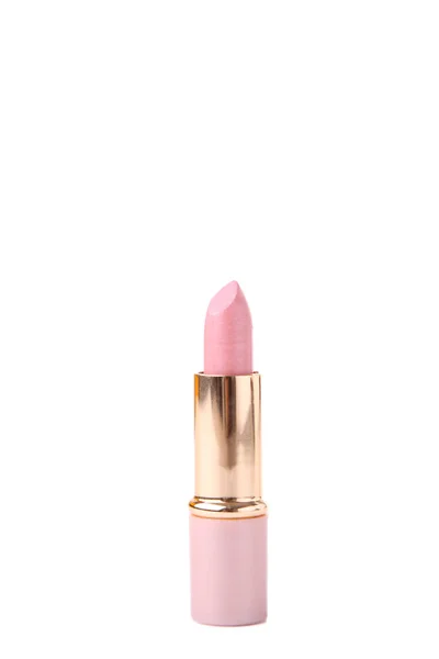 Pink Lipstick Isolated White Background Cosmetic — Stock Photo, Image