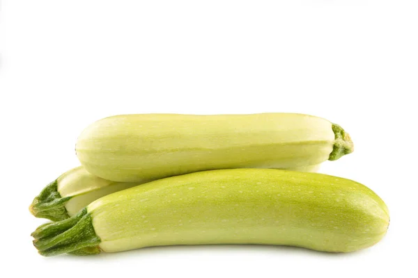 Courge Courge Légumes Courgettes Isolées Sur Fond Blanc Vue Dessus — Photo