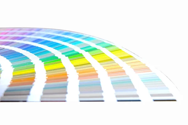 Catálogo de cores da amostra — Fotografia de Stock