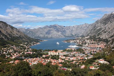 Görünüm Körfezi kotor Karadağ