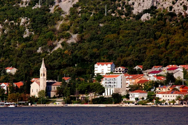 Montenegro Boka Kotorska Bucht — Stockfoto