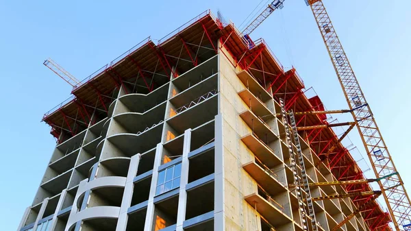 Endüstriyel vinç building yakınındaki. Cobstruction sitesi.