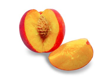 Olgun Şeftali meyve. Şeftali yakın çekim