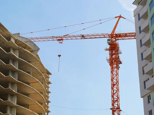 Crane Building Construction Site — Stock Photo, Image