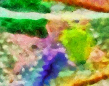 Karışık renklerde soyut arka plan. Yağ ve suluboya tasarımı e