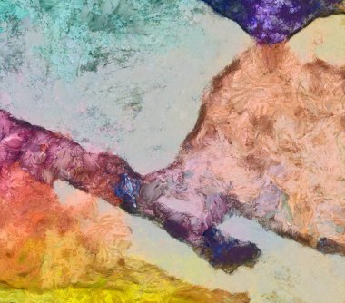 Karışık renklerde soyut arka plan. Yağ ve suluboya tasarımı e