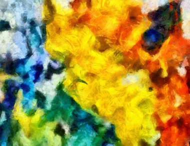 Yağlı yaratıcı soyut boyama arka plan. Dokulu fırça str