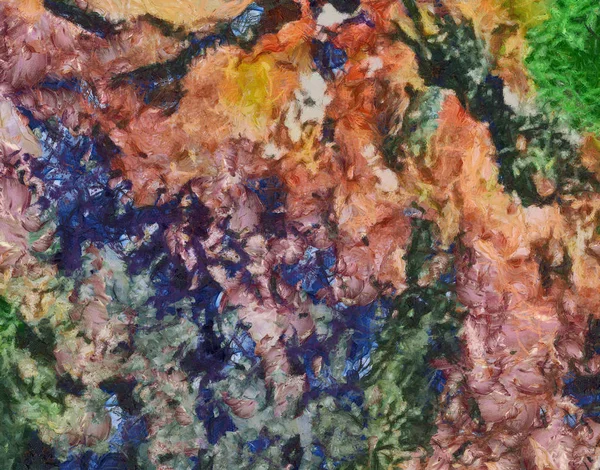 Fondo de pintura abstracta creativa en óleo. Cepillo texturizado str — Foto de Stock