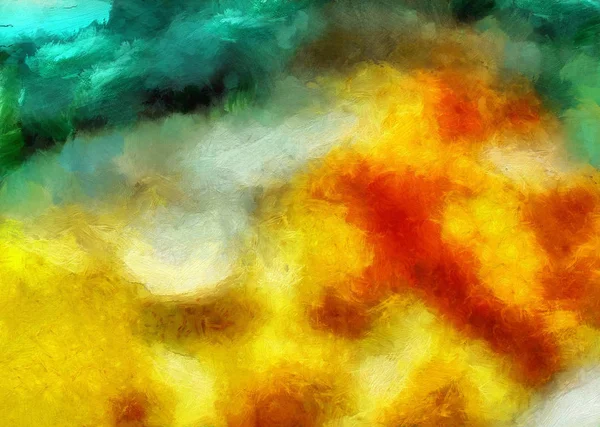 Creative abstract painting background in oil. Textured brush str — Stock Photo, Image
