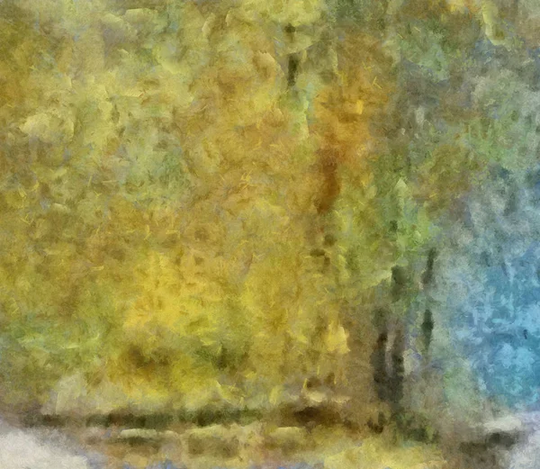 Makro część kompozycji, tło farby olejowej, zbliżenie fragmentu sztuki, — Zdjęcie stockowe
