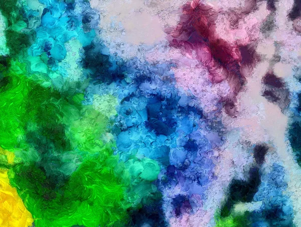 Huile colorée et fond aquarelle pour créer un produ unique — Photo