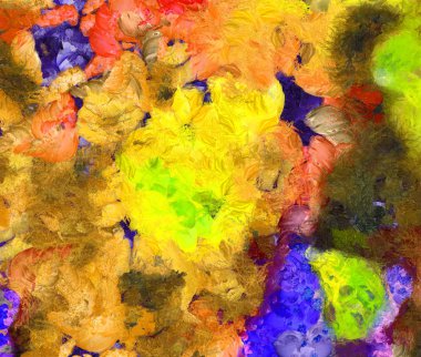 Sanat yağı arka plan, yaratıcı tasarım deseni, boyama brushstrok