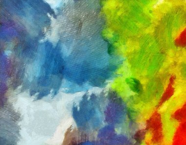 Yaratıcı fikirler için grunge dokusu tasarladım. Makro fırça darbeleri