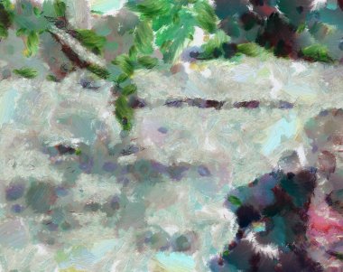 Eskimiş soyut grunge dokusu. Boya darbeleriyle arka plan