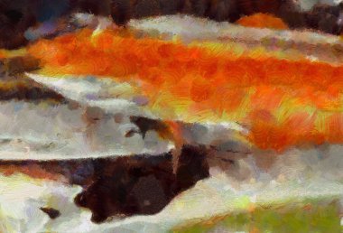 Soyut suluboya arka plan. El çizilmiş grunge unus