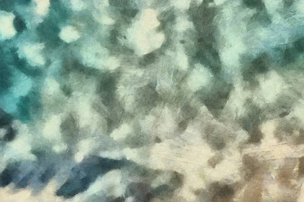 Ursprüngliche abstrakte Malerei auf Leinwand. Mischmasch. Hand — Stockfoto
