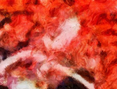 Tuval üzerinde orijinal soyut resim. Karışık ortam düzeni. El. 