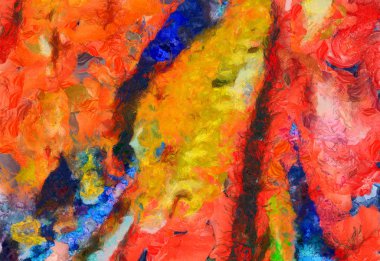 Grunge dokusu. Soyut arkaplan. Yağlı boya. Kuru fırça darbesi