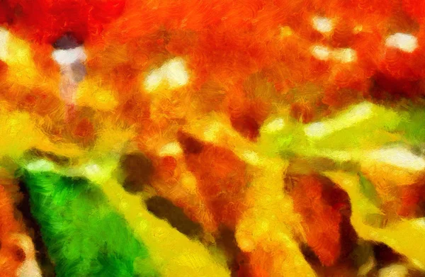 Multicolor brush strokes in oil structure. Grunge fine art mixed — Stock Photo, Image