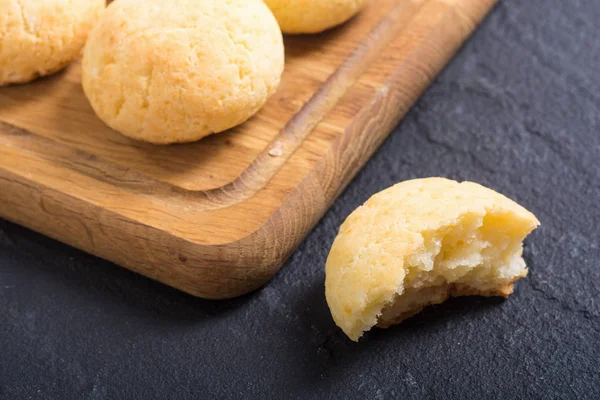 Homemade Brazilian Cheese Buns Pao Queijo — Stock Photo, Image