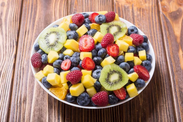 Salade Fruits Frais Baies Aliments Vitaminés Sains — Photo