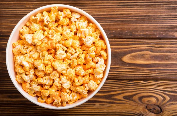 Ser Żółty Popcorn Miski Przekąska Dla Kina — Zdjęcie stockowe