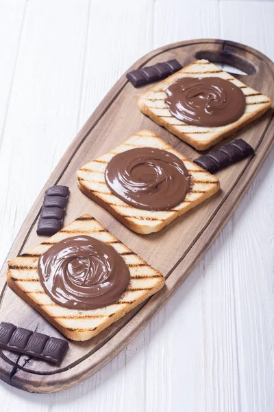 Nut Nougat Cream Sandwich Chocolate — Stock Photo, Image