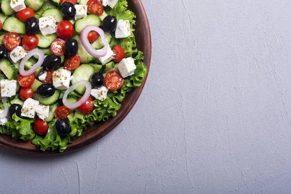 신선한 그리스 샐러드입니다 — 스톡 사진