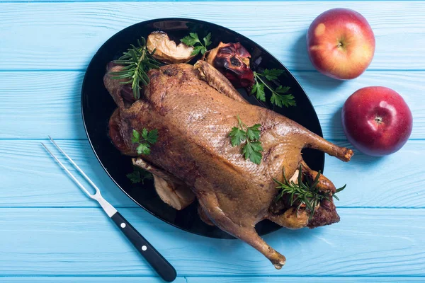 Geroosterde gebakken eend — Stockfoto