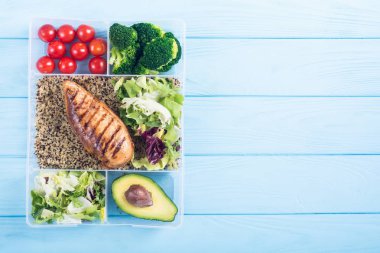 Öğle yemeği ile Gıda plastik konteyner