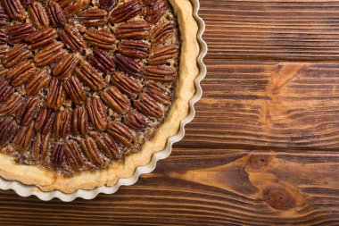 Sonbahar amerikan cevizli pasta